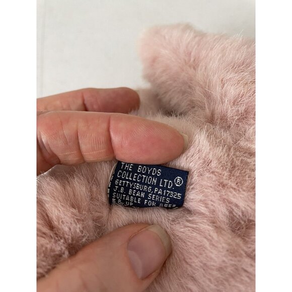 Boyds Bears Rosie O Pig Plush Stuffed Animal Bean Stuffing Jointed Fuzzy Soft - Picture 9 of 12